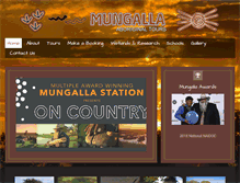 Tablet Screenshot of mungallaaboriginaltours.com.au